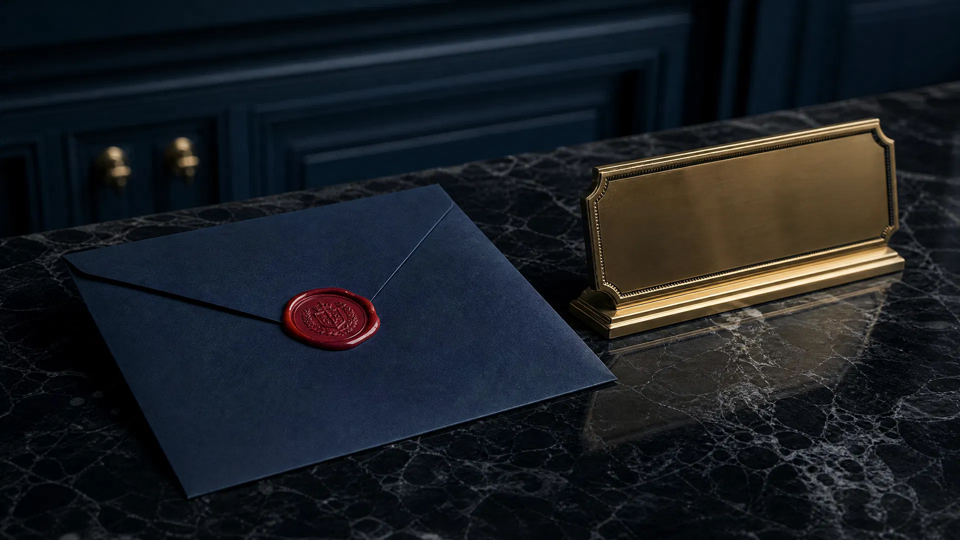 Rejection letter beside a bank plate symbolising why banks reject non-resident applications
